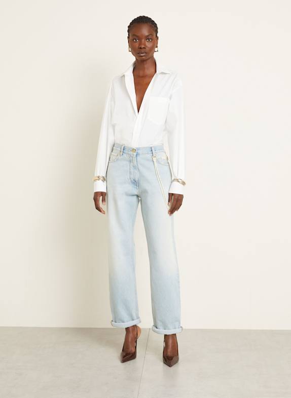 DARKPARK Jeans NAOMI W065 BLUESH WHITE