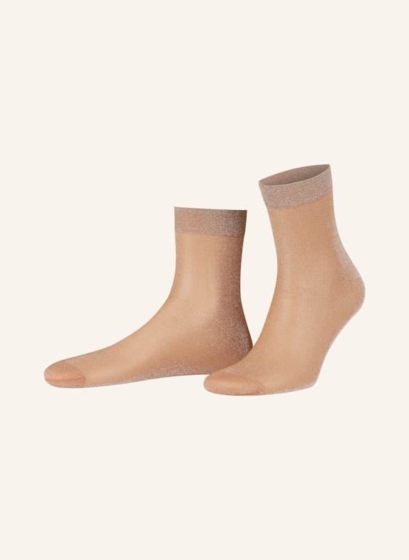Wolford Feinstrumpf-Söckchen SHIMMER SILBER