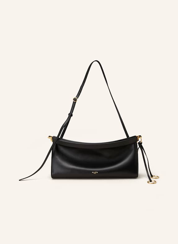 ALAÏA Schultertasche EAST WEST MEDIUM SCHWARZ