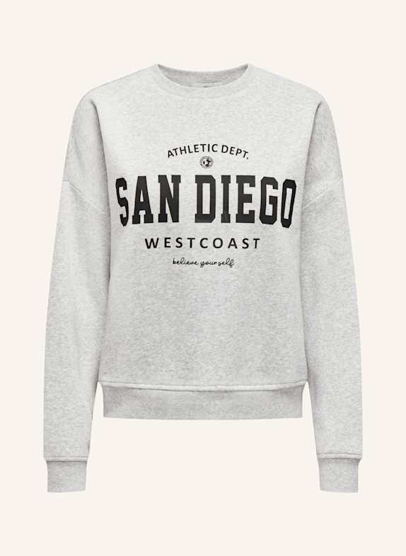 ONLY Sweatshirt HELLGRAU