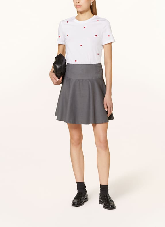 ONLY T-Shirt WEISS / ROT