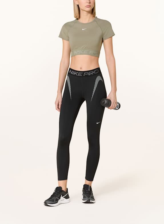 Nike Cropped shirt NIKE PRO OLIJF
