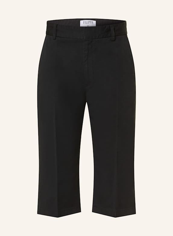 Filippa K Shorts mit Leinen SCHWARZ