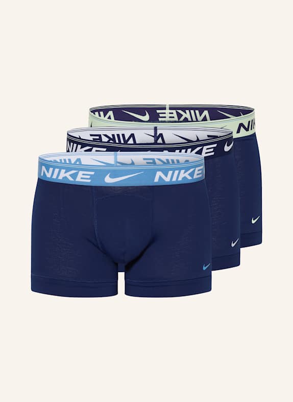Nike Bokserki DRI-FIT ULTRA COMFORT, 3 szt. GRANATOWY/ MIĘTOWY/ JASNONIEBIESKI