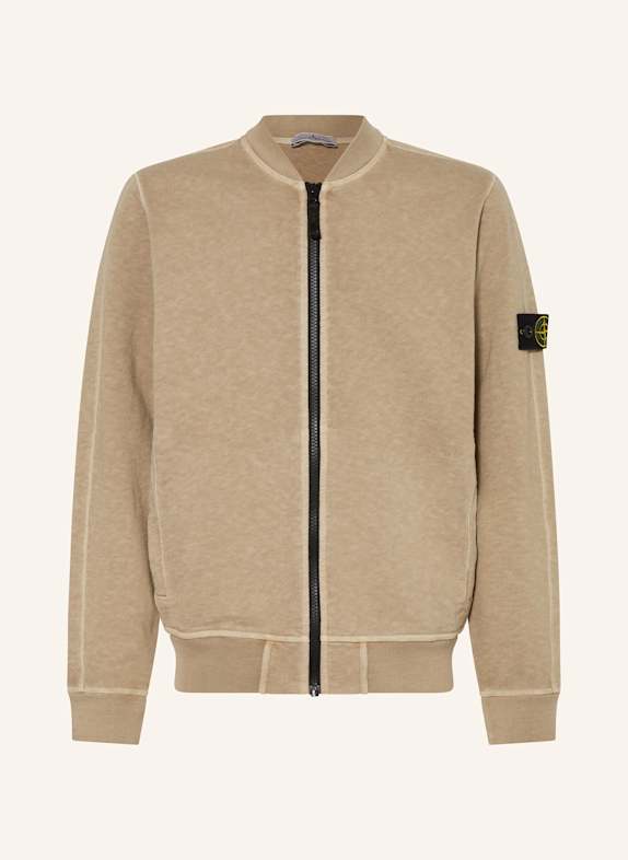 STONE ISLAND JUNIOR Sweatjacke HELLBRAUN
