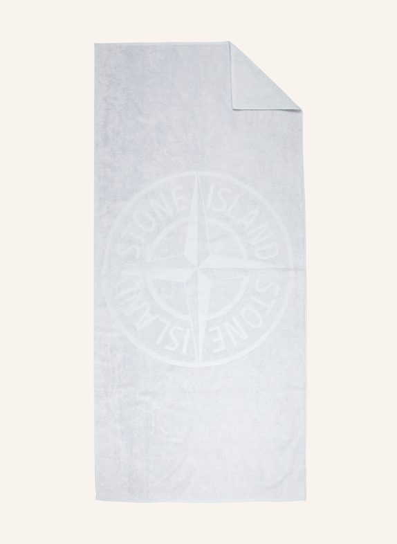 STONE ISLAND JUNIOR Duschtuch BLAUGRAU