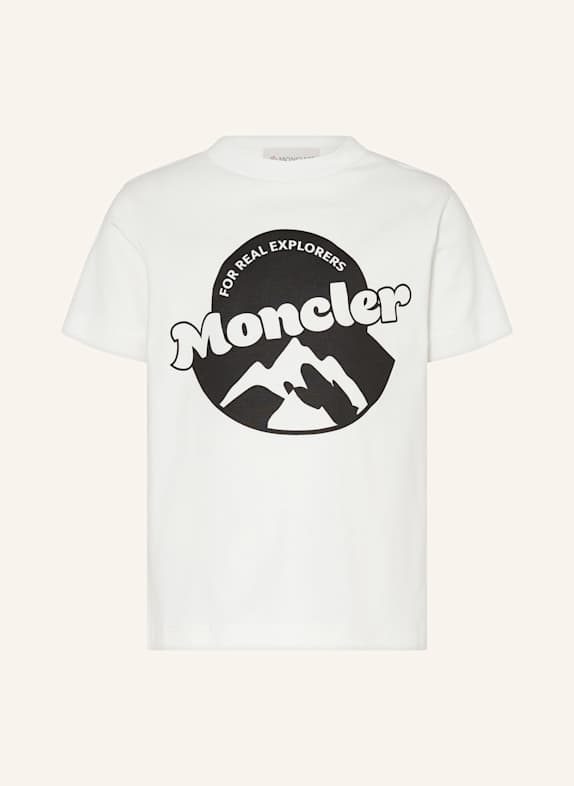 MONCLER enfant T-Shirt WEISS/ SCHWARZ