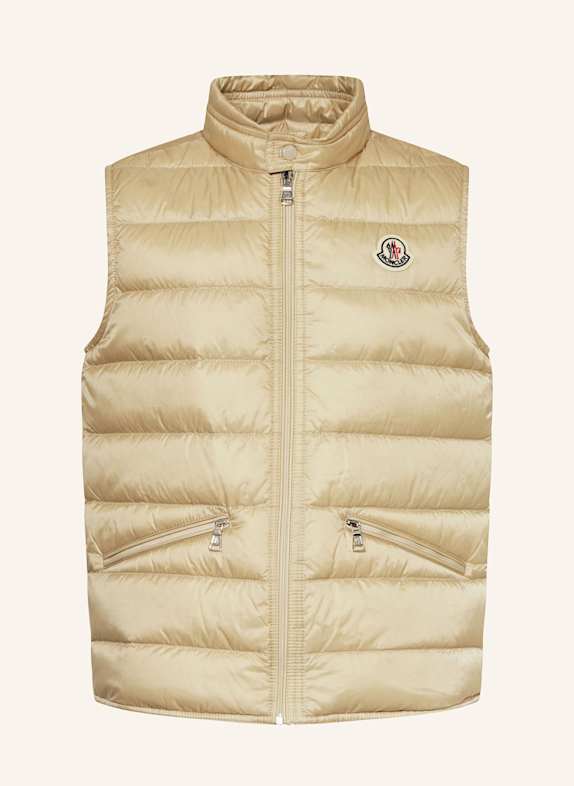 MONCLER enfant Kamizelka puchowa BEŻOWY