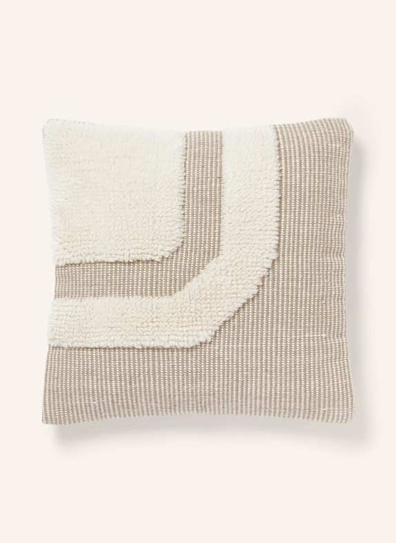 Westwing Collection Dekokissenhülle LAINE BEIGE/ CREME