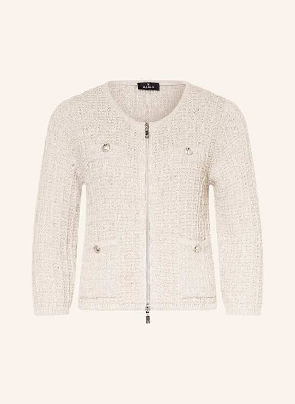monari Strickjacke mit Glitzergarn BEIGE