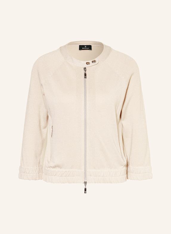 monari Blouson mit Glitzergarn BEIGE