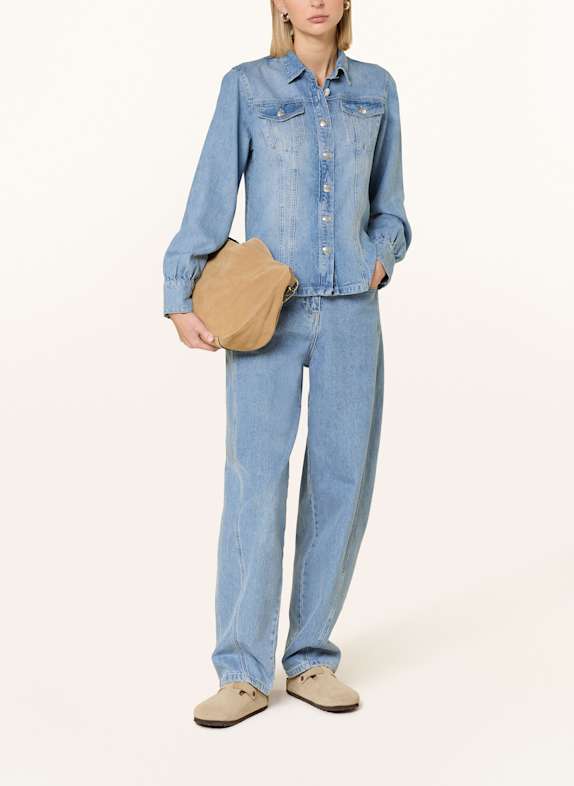 monari Jacke in Jeansoptik HELLBLAU