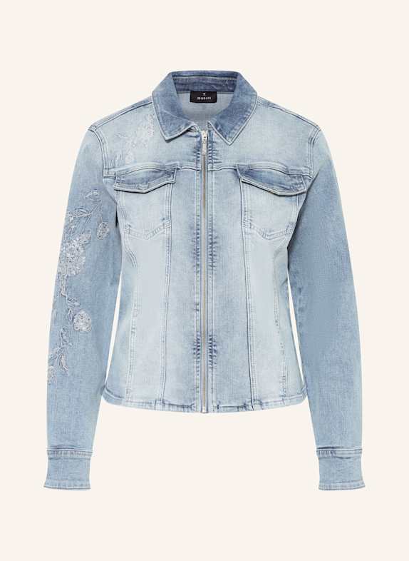 monari Jeansjacke mit Pailletten BLAU