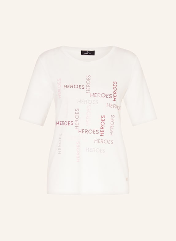 monari T-Shirt mit Schmucksteinen ECRU