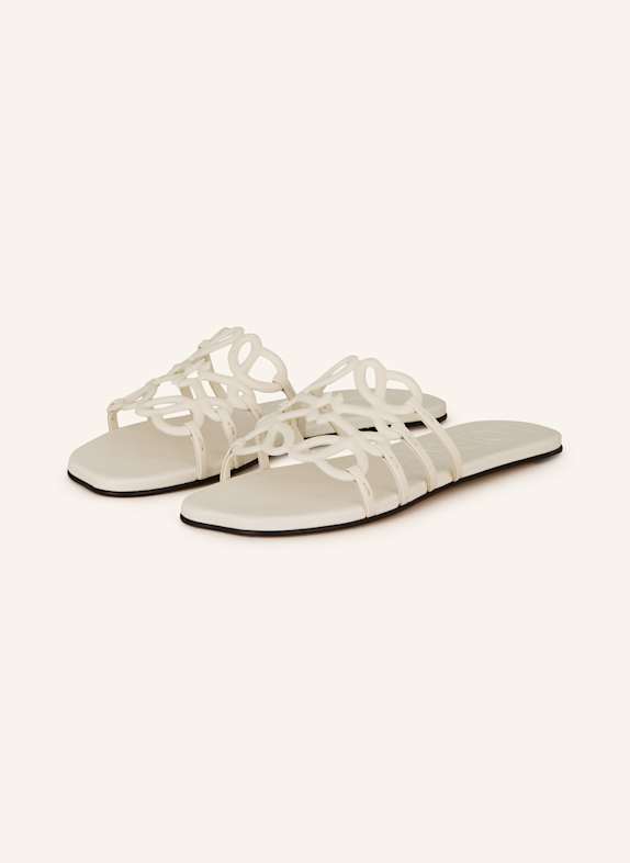 LOEWE Slides PETAL ANAGRAM WHITE