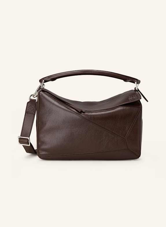 LOEWE Handtasche PUZZLE NEW LARGE DUNKELBRAUN