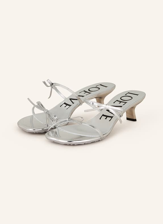 LOEWE Sandaletten SILBER