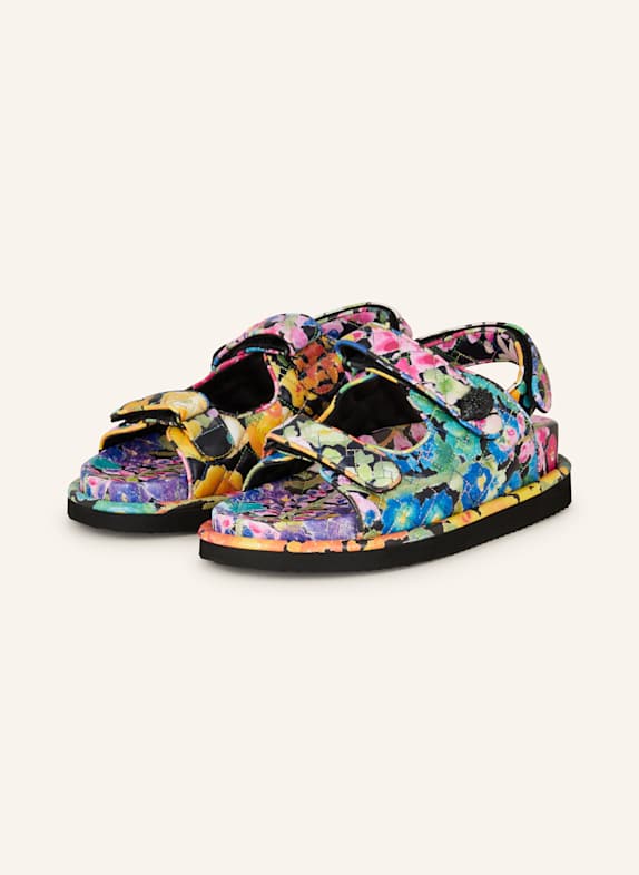 KURT GEIGER Plateau-Sandalen ORSON GRÜN/ GELB/ PINK
