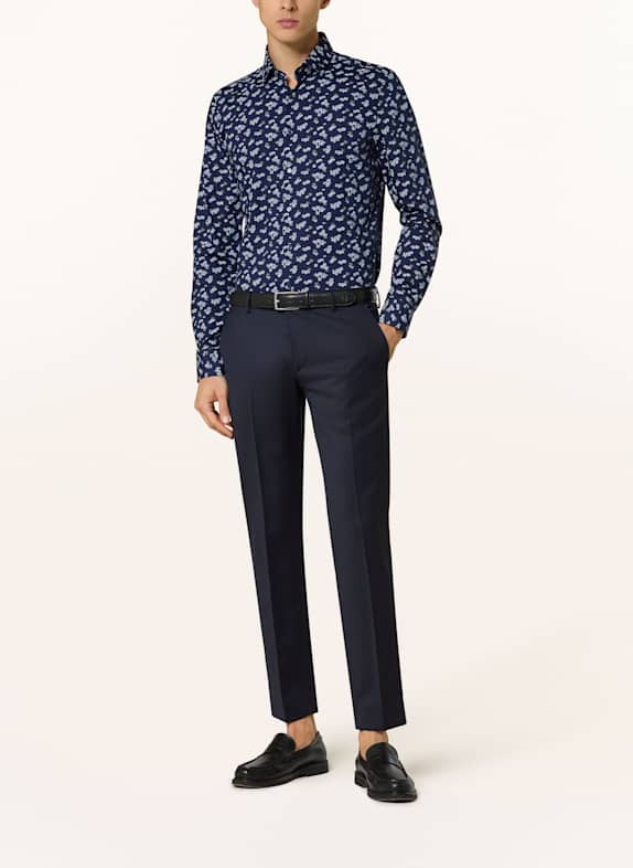 OLYMP Košile Level Five Body Fit TMAVĚ MODRÁ