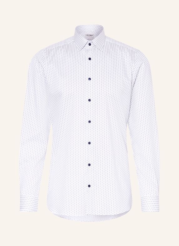 OLYMP Hemd Level Five body fit WEISS/ BLAU/ HELLBLAU