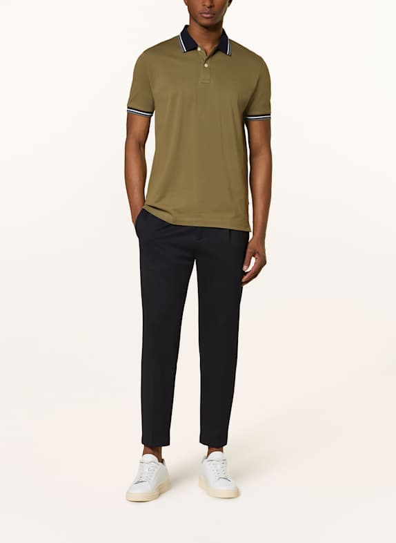 OLYMP Tricou polo cu model în carouri Casual Fit OLIV
