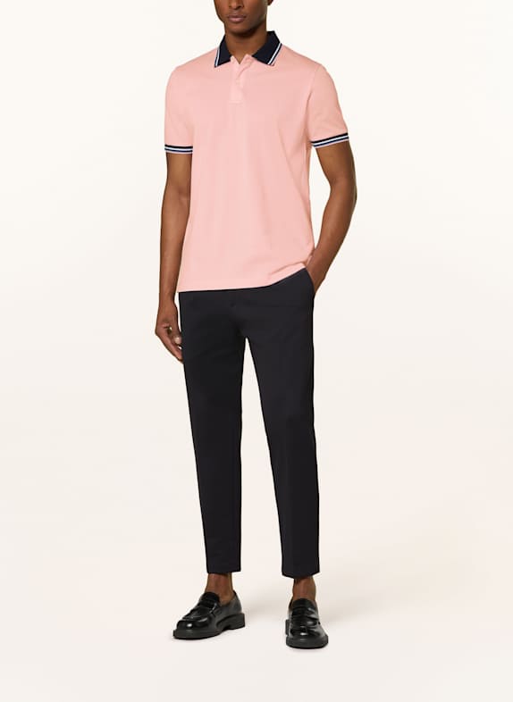 OLYMP Tricou polo cu model în carouri Casual Fit ROZ