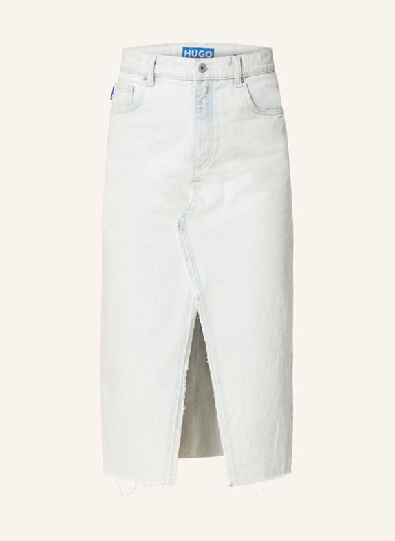 HUGO BLUE Jeansrock GALITA 441 TURQUOISE/AQUA