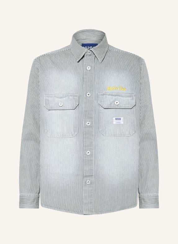 HUGO BLUE Jeans overshirt EBOLT 439 BRIGHT BLUE
