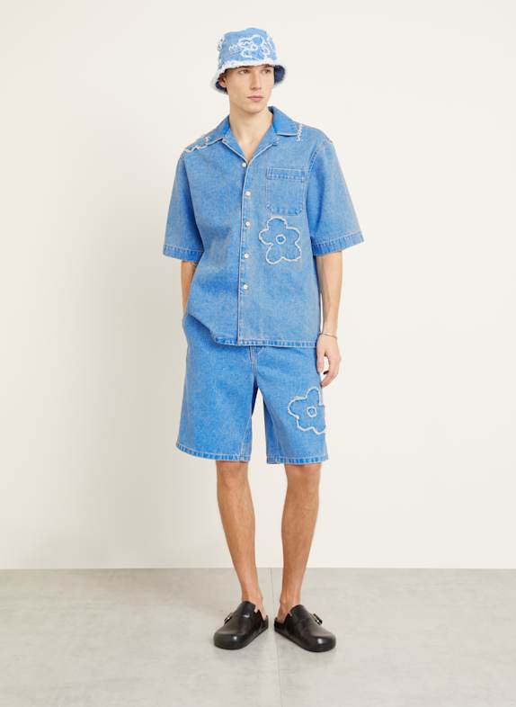 MARNI Chemise en jean coupe confort BLEU