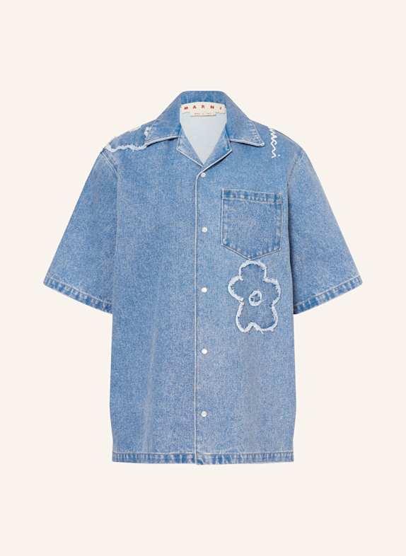 MARNI Jeans-Overshirt BLAU