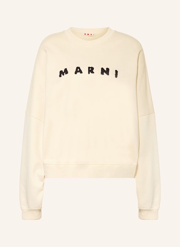 MARNI Sweatshirt ECRU/ SCHWARZ