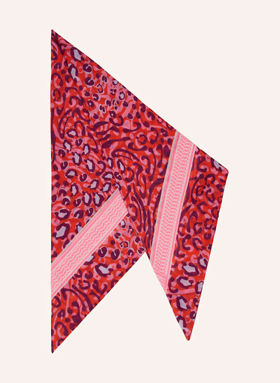 CODELLO Dreieckstuch ROT/ PINK/ DUNKELLILA