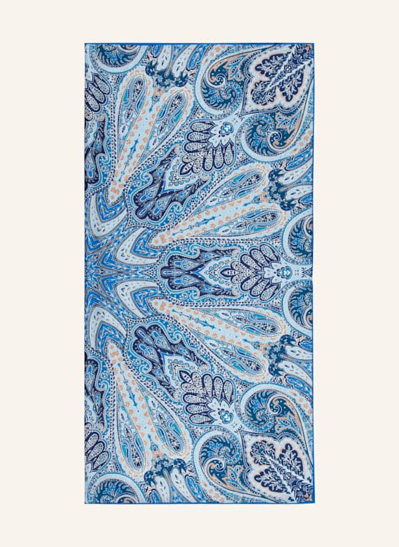 CODELLO Seidentuch BLAU/ HELLBLAU