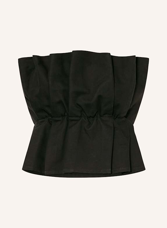 SoSUE Cropped top ČERNÁ
