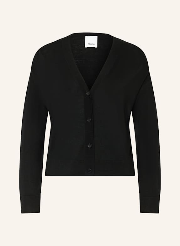 ALLUDE Strickjacke SCHWARZ