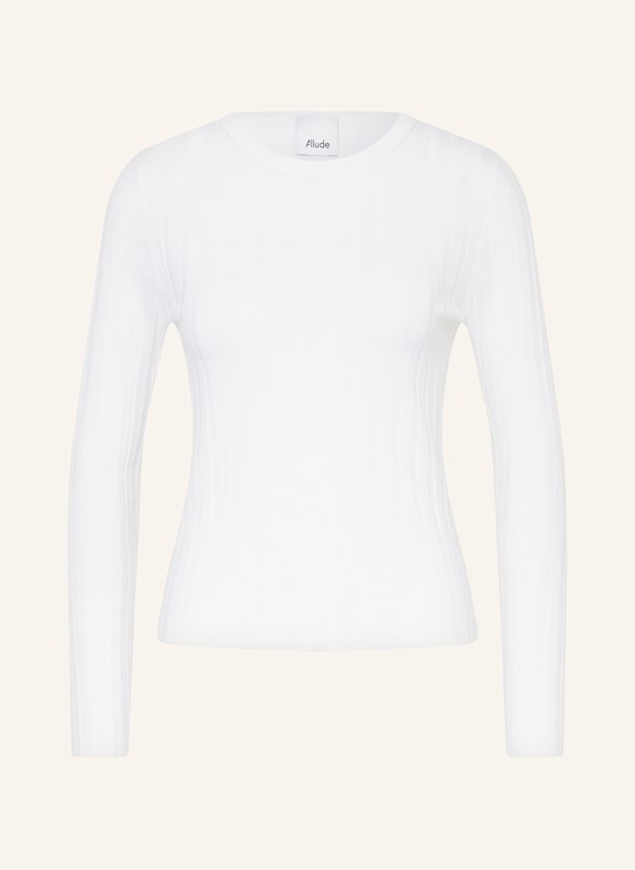 ALLUDE Pullover WEISS