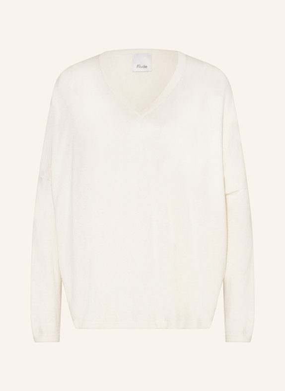 ALLUDE Pullover WEISS