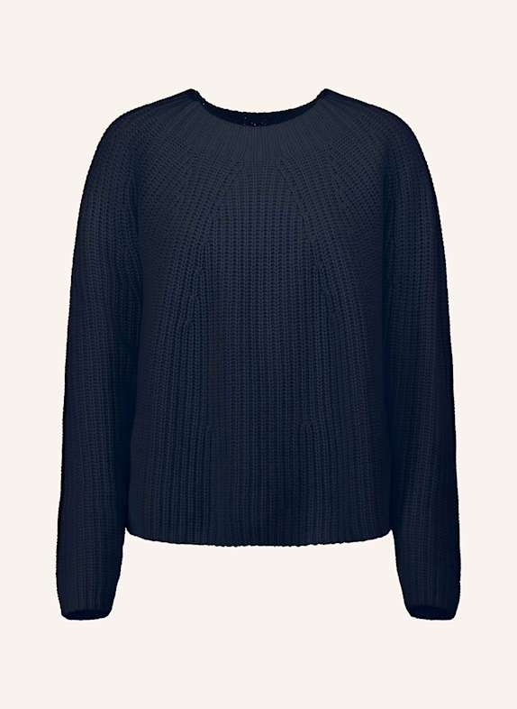 ALLUDE Pullover mit Cashmere DUNKELBLAU