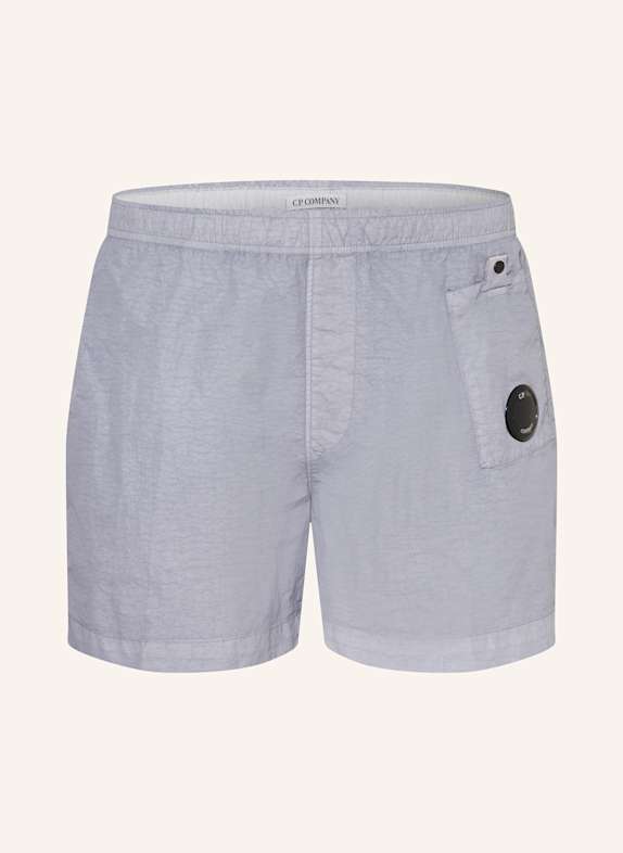C.P. COMPANY Badeshorts LENS BLAUGRAU