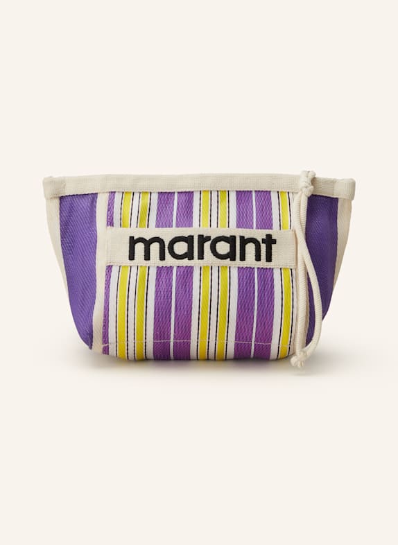 ISABEL MARANT Pouch POWDEN CREME/ LILA/ GELB