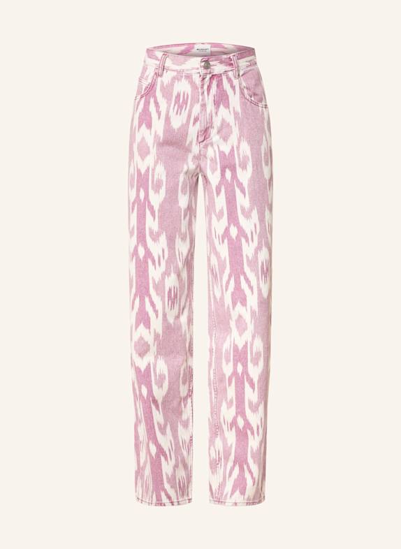 MARANT ÉTOILE Jeans JOANNY ECRU/ FUCHSIA