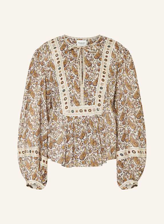 MARANT ÉTOILE Blusenshirt GAYLE DUNKELGELB/ DUNKELLILA/ ECRU