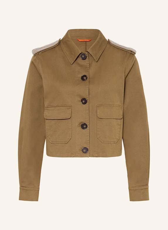 No.1 Como Kastenjacke mit Schmucksteinen BRAUN