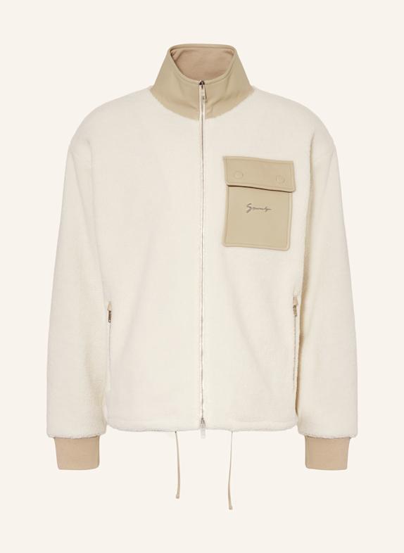 GIVENCHY Teddydfell-Jacke ECRU/ BEIGE