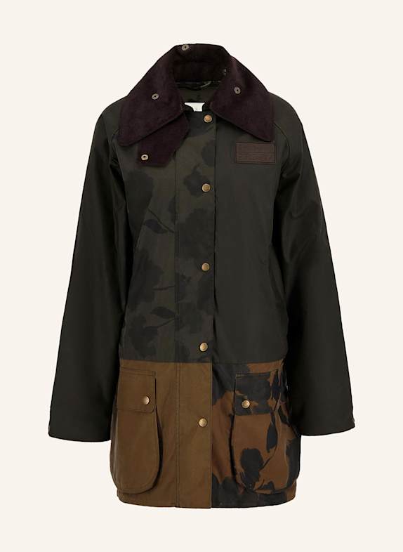 Barbour Parka BEAUFLOWER DUNKELGRÜN/ HELLBRAUN