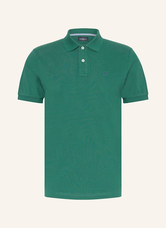 HACKETT LONDON Poloshirt SLIM FIT LOGO DUNKELGRÜN