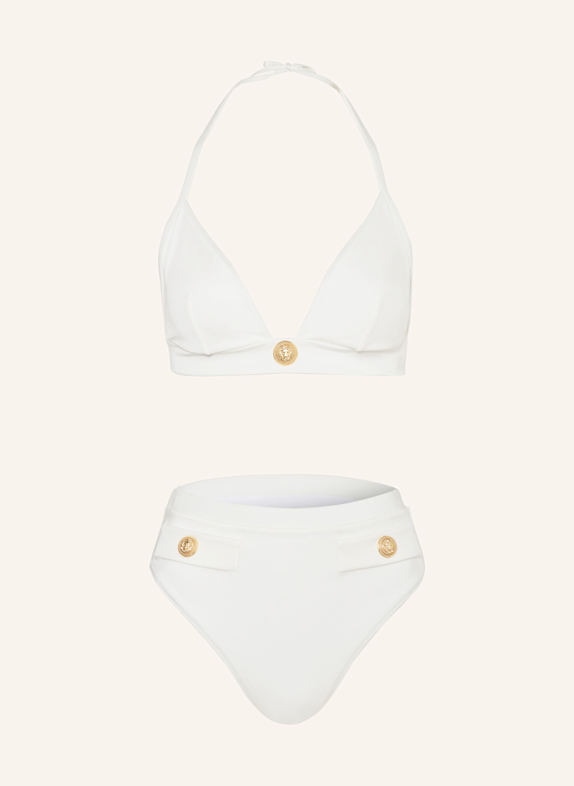 BALMAIN Triangel-Bikini MAISON ECRU