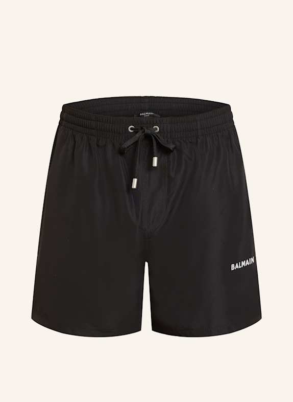 BALMAIN Badeshorts SCHWARZ