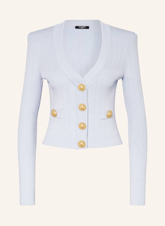 BALMAIN Strickjacke HELLBLAU