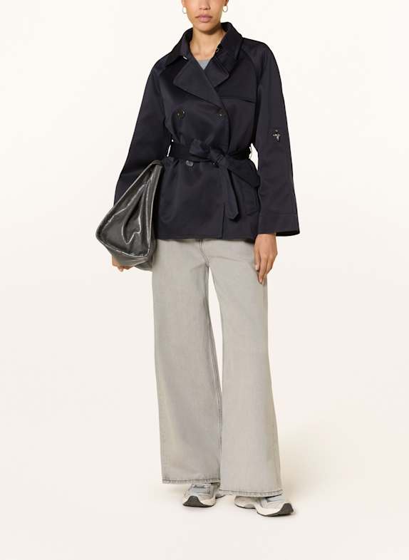 Fay Cropped-Trenchcoat DUNKELBLAU